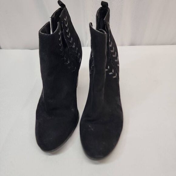 Carlos by Carlos Santana Size 10 Whitley Lt. Doe Womens Ankle Booties Black - Picture 12 of 12